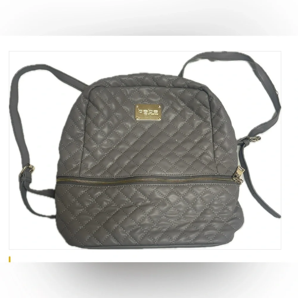 Bebe Danielle Grey Backpack (slightly damaged straps)